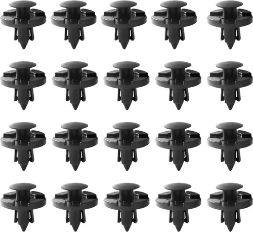 20 clips de retención universales para guardabarros compatibles con Nissan Infiniti 01553-09321 Mitsubishi MR328954 Chrysler Dodge MR328954 Fender