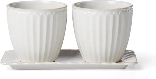 Miniatura 7 de Lenox 895081 French Perle Florero Cilíndrico Festoneado