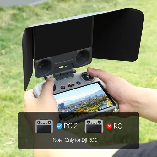 Miniatura 3 de FPVtosky Controlador RC 2 más kit de protector para DJI Lito X1/Mini 5 Pro/4 Pro/Flip/Air 3S, kit incluye cubierta de capó solar RC 2, cordón RC2