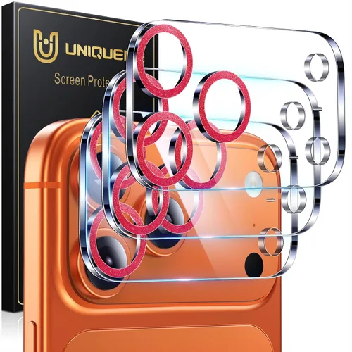 Miniatura 83 de UniqueMe para Paquete de 3 Protectores de Lente de Cámara para iPhone 15 Pro/iPhone 15 Pro Max, [Protección contra Caídas] [Compatible con Fundas]