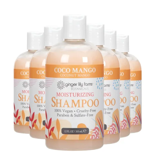Miniatura 23 de Ginger Lily Farms Botanicals - Champú hidratante para todo tipo de cabello, 100% vegano y libre de crueldad, felicidad de azúcar de vainilla
