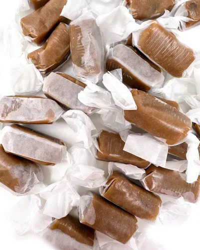Miniatura 4 de SweetGourmet Caramelos suaves y deliciosos de coco, dulces tradicionales de estilo inglés antiguo, envueltos individualmente, sin gluten, 1 libra