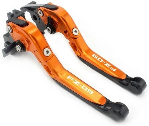 TEMKIN W para Yamaha FZ09 FZ 09 FZ-09 2014 2015 2016 2017 motocicleta CNC ajustable plegable extensible freno embrague palancas Y (Color : H)