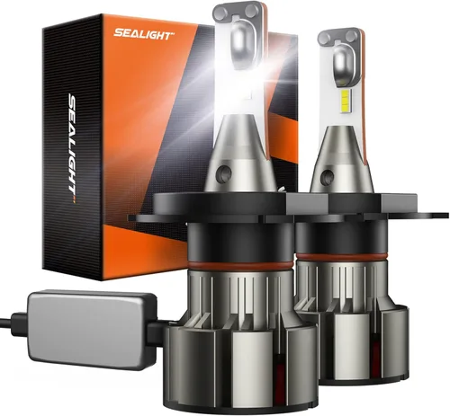 Miniatura 8 de SEALIGHT Bombillas LED 9005 H11, L2 HB3 H8 H9 24,000LM Super Brightness 6000K Bombillas blancas frías, IP68 impermeable, Plug and Play, ventilador