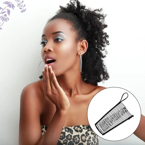Miniatura 5 de WILLBOND 4 piezas de pinzas para el cabello en forma de plátano para mujeres, grandes y pequeñas, peine vintage, pinzas de estilo, accesorios