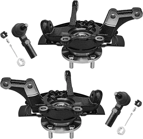 Miniatura 98 de Detroit Axle - Conjunto de manguetas de dirección delanteras de 2 piezas para Hyundai Accent 06-11, 2 manguetas de dirección y conjunto de buje