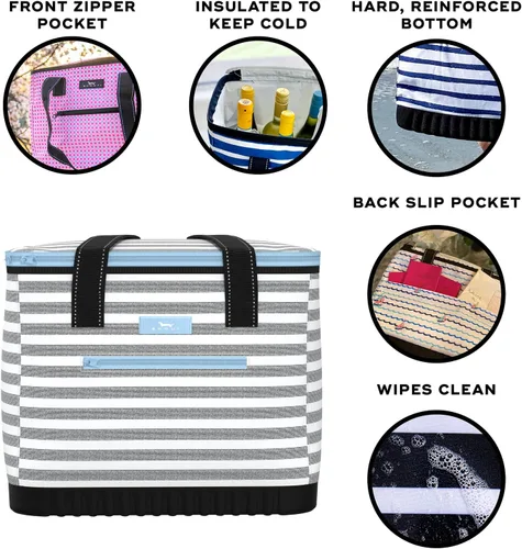 Miniatura 2 de SCOUT The Stiff One - Enfriador grande, suave, liviano, aislado con fondo rígido, enfriador para playa, familia, viaje, picnic Noticias de Oxford