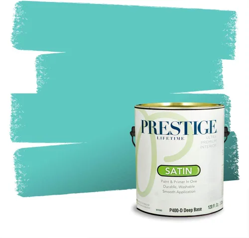 Miniatura 467 de Pintura Exterior + imprimación PRESTIGE, todo-en-uno, 1 galón, acabado mate, color comparable al Valspar* Royal Gray* VS151-Gris real
