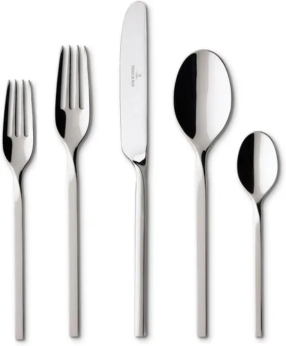 Miniatura 9 de Villeroy & Boch Blacksmith - Juego de cubiertos de 60 piezas, acero inoxidable 18/10, servicio para 12, caja de regalo