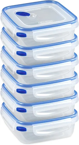 Miniatura 12 de Sterilite Ultra-Seal 3.1 tazas rectángulo, recipiente hermético para almacenamiento de alimentos, tapa con pestillo, apto para microondas