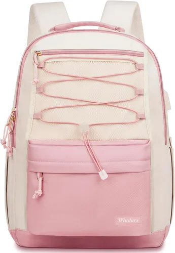 Miniatura 7 de WINDARS Mochila Escolar para Adolescentes Niñas, Mochila Universitaria Estética Bolsa de Libros Grande para Mujeres Estudiantes Bolsa de Moda