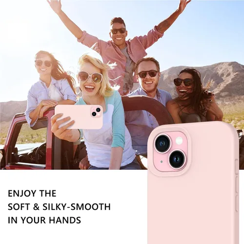 Miniatura 279 de GUAGUA Funda compatible con iPhone 17 Pro Max de 6.9 pulgadas, silicona líquida, goma de gel suave, delgada, forro de microfibra delgada