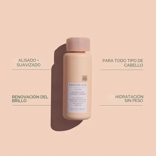 Miniatura 3 de Kristin Ess Hair Signature Salon - Juego de champú y acondicionador sin sulfatos para hidratación, anti-frizz + brillo - Seguro para cabello teñido
