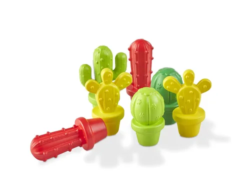 Miniatura 6 de hand2mind Cactus Counting Desert Juego de actividades matemáticas de diez marcos, contadores de colores para niños, materiales de matemáticas
