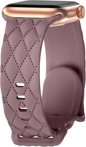 Miniatura 16 de Correa de silicona para Apple Watch para mujer de 1.575 in 1.496 in 1.614 in 1.732 in 1.811 in 1.772 in 1.654 in, correa deportiva de repuesto