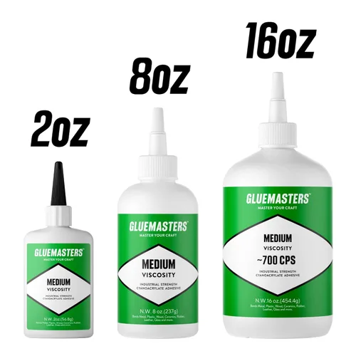 Miniatura 2 de Superpegamento de cianoacrilato (CA) de grado profesional de GLUE MASTERS - 56 gramos - Adhesivo de viscosidad media para plástico, madera