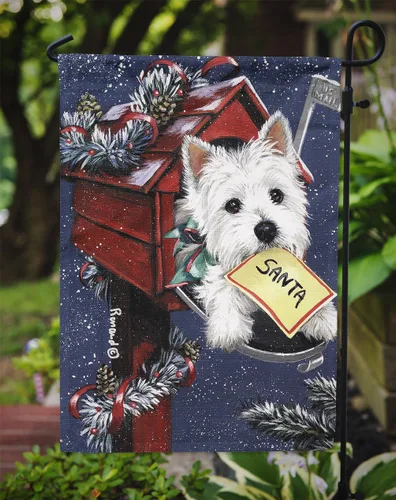 Miniatura 507 de Caroline's Treasures PPP3090GF - Bandera decorativa para jardín de bulldog inglés y otoño, para exteriores, patio, flores, tamaño de jardín
