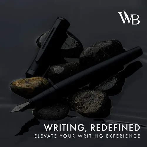Miniatura 2 de Set de pluma estilográfica Wordsworth & Black, punta mediana dorada de 18 quilates, incluye 24 cartuchos de tinta, un convertidor de repuesto y Todo