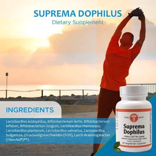 Miniatura 4 de Holistic Health Suprema Dophilus 60 Cápsulas Vegetarianas