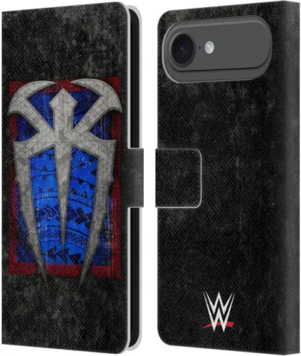 Miniatura 60 de Head Case Designs Officially Licensed WWE Distressed Logo Roman Reigns Leather Wallet Case Compatible with Apple iPhone 11
