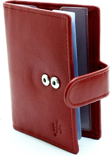 Miniatura 6 de STARHIDE Soft Genuine Leather Compact Credit Debit Card Holder Case with Removable Plastic Sleeves 210