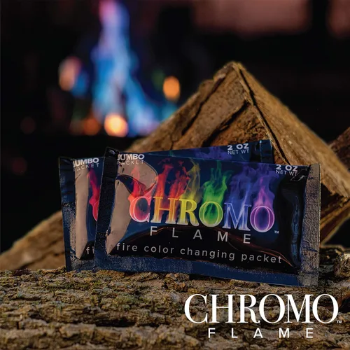 Miniatura 8 de OSKER 3CT Mini Hoguera Calavera con Paquetes de Cambio de Color de Fuego Tronco Cerámico Ignífugo para Hoguera, Fogata, Chimenea, Hoguera