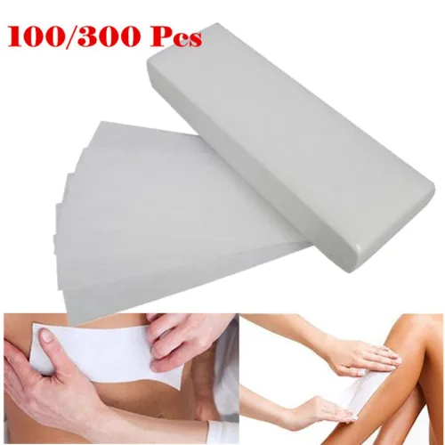 Miniatura 8 de ROSENICE 100pcs cera tiras papel profesional facial cuerpo depilación depiladora no tejida depiladora