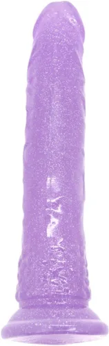 Miniatura 3 de Consolador de gelatina con purpurina brillante de 7.5 pulgadas