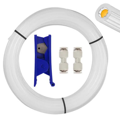 Miniatura 9 de Capricorn Bowden - Tubo de PTFE 1M XS Series 0.069 in filamento con 2 accesorios neumáticos PC4-M6 y 2 PC4-M10 y cortador de tubos para impresora 3D
