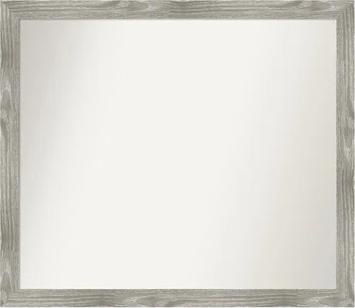 Miniatura 242 de Amanti Art Espejo personalizado, espejo de baño gris plomo a rayas, espejo de pared o espejo de tocador de baño sobre el fregadero
