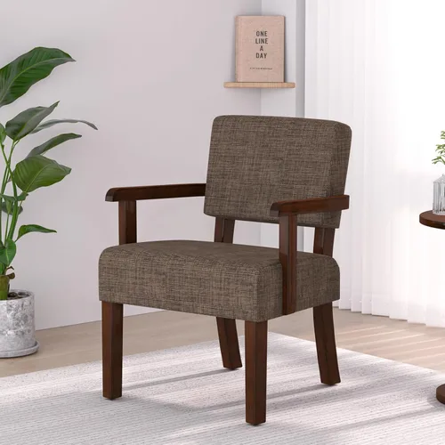 Miniatura 30 de FAGAGA Juego de 2 Sillas de Acento con Mesa, Sillas de Sala de Estar con Asiento y Reposabrazos VelvetSoft para Sala de Estar Dormitorio Sala