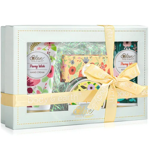 Miniatura 14 de BODY & EARTH # LOVE Set de regalo de crema de manos para mujeres, regalo del día de la madre para mamá, juego de cuidado de la piel con crema