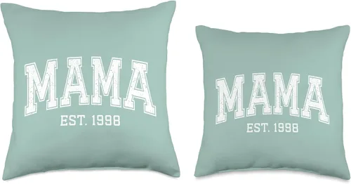 Miniatura 3 de Mama Est 1998 Custom Mom Personalized Mothers Day Customized Throw Pillow