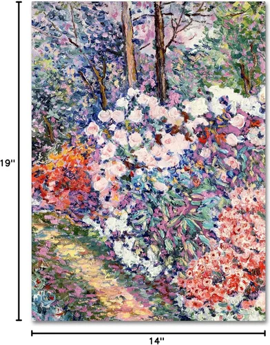 Miniatura 7 de Trademark Fine Art Lienzo de flores en el bosque por Manor Shadian 14x19