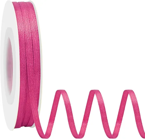 Miniatura 291 de 10 Classic Colors Double Face Satin Ribbon Set 1/8 Inch Polyester Ribbons for Gift Wrapping Fabric Ribbon for Crafts Flower Bouquet Arts Wedding
