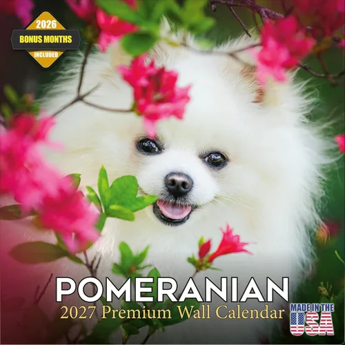 Miniatura 96 de Calendario 2025 2026 de cachorros Cocker Spaniel - Calendario mensual de pared de raza de perro - 12" x 24" abierto - Papel grueso sin sangrado