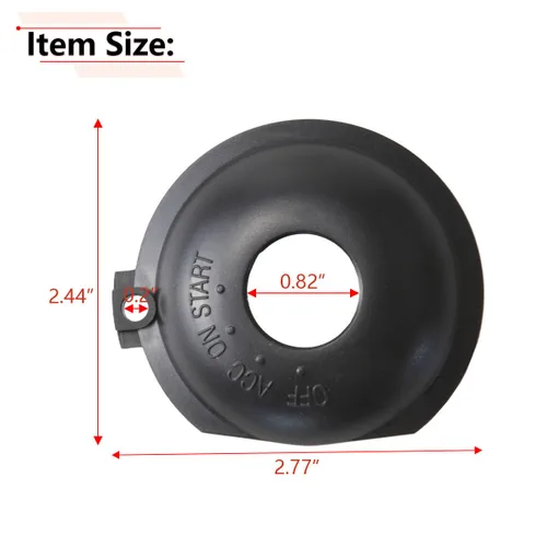 Miniatura 4 de RLB-HILON Cubierta de bisel para interruptor de cilindro de bloqueo de encendido compatible con Chevy Corvette C5 1997 1998 1999 2000 2001 2002 2003