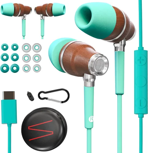 Miniatura 10 de Symphonized - Auriculares con cable para iPhone con sonido de graves profundos, sonido 3D, control de volumen con micrófono, 90% de cancelación