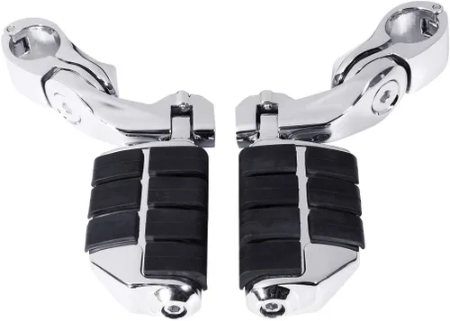 TCMT Reposapiés ajustables de carretera de 1.25 pulgadas para Harley Touring Road King Street Glide Road Glide Electra Glide Softail Sportster Dyna