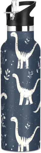 Miniatura 7 de Western Cowboy Boho Cactus Vast Wilderness, Reusable Water Bottle Insulated with Straw Double Wall Vacuum Insulated Leakproof and BPA Free for Gym 20