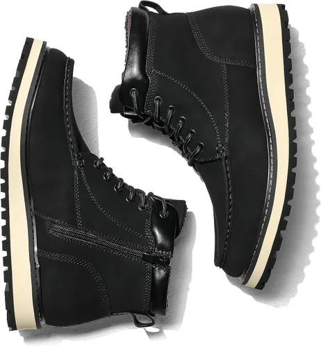 Miniatura 6 de Bruno Marc Botas estilo mocasín para hombre, cómodas, informales, con cuña