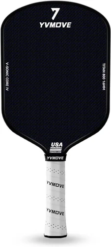 Pickleball Paddle with T700 Raw Carbon Fiber Surface & 16mm STR-Core Power Polymer Core, Premium Pickle Ball Racket Designed for Ultimate Spin &