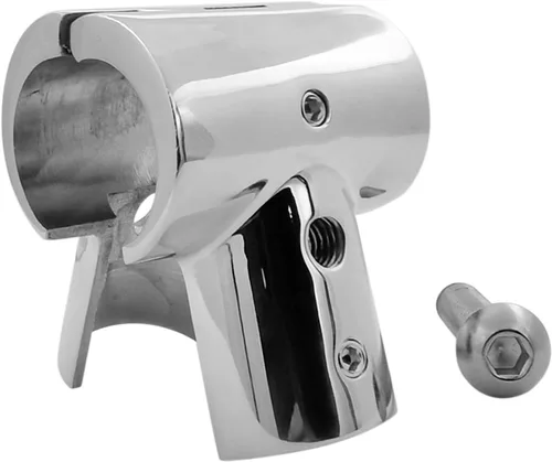 316SS - Barandilla de mano para barco resistente, pulido de 90 grados T/T con bisagra/montaje dividido para tubo o tubo de 7/8 pulgadas