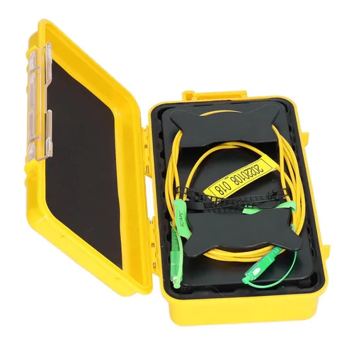 Miniatura 4 de Caja de cable de lanzamiento, 3,280.8 ft SCAPC a SCAPC OTDR Caja de cable Herramienta de prueba de fibra óptica Prueba de material de fibra