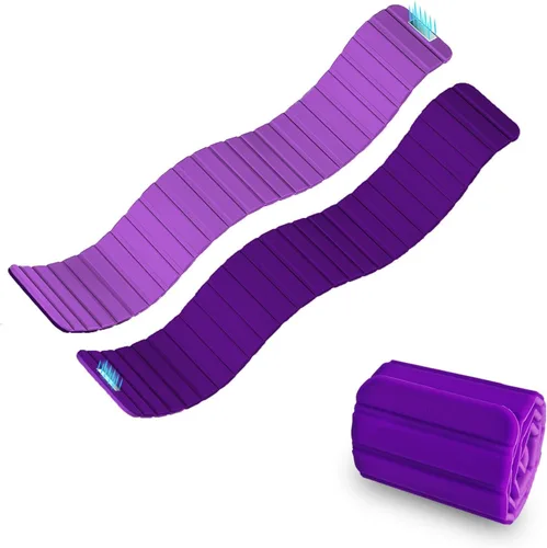 Miniatura 10 de Juego de pesas magnéticas ajustables para muñeca y tobillo (1 libra/2 libras cada uno) para hombres y mujeres para fitness intensificado, pulseras