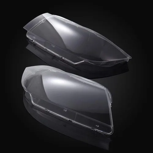 Astra Depot Compatible con 2005-2011 BMW Serie 3 E90 E91 Sedan Wagon xenon faro delantero izquierdo derecho transparente cubierta de lente de faro