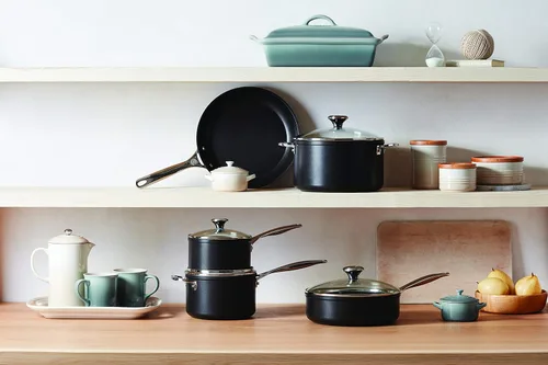 Miniatura 4 de Le Creuset Toughened - Juego de utensilios de cocina antiadherentes, 13 piezas y sartén antiadherente endurecida, 12 pulgadas