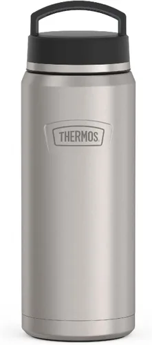 Miniatura 16 de THERMOS ICON SERIES - Botella de agua con tapa superior de rosca, 40 onzas, sillín - Botella de agua de acero inoxidable aislada al vacío con tapa