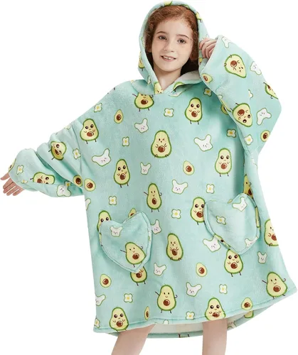 Miniatura 9 de Fiosnow Manta con Capucha de Dinosaurio para Niños Pequeños de 2 a 6 Años, Sudaderas con Capucha Extragrandes para Niñas y Niños