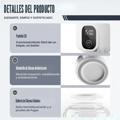 Miniatura 5 de Lavadora de ropa interior, mini lavadora portátil de 1.5 litros, lavadora de ropa interior recargable, limpia en profundidad, ropa pequeña